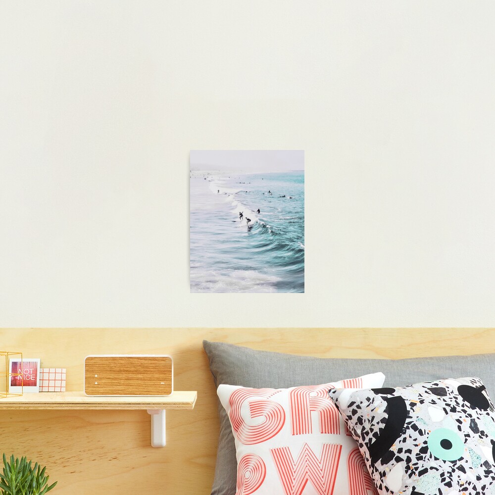 California beach, Ocean, Coast, Beach, Surfing, Water Photographic Print