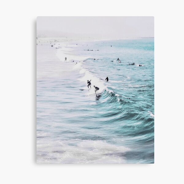 California beach, Ocean, Coast, Beach, Surfing, Water Canvas Print