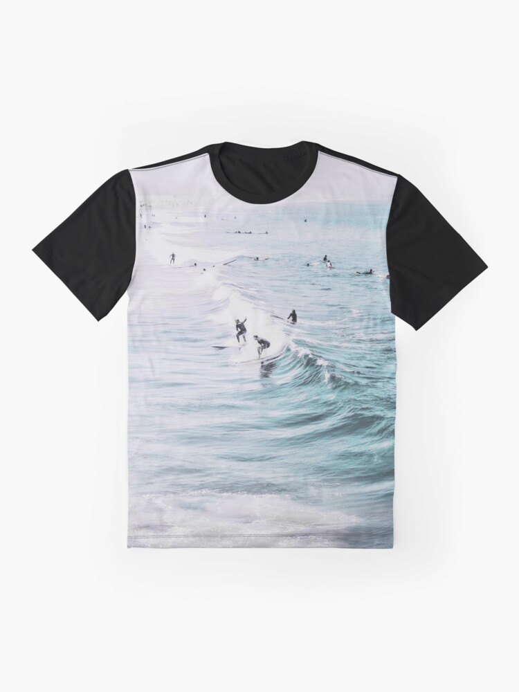 California Beach, Ocean, Coast, Beach, Surfing, Water Wave Graphic T-Shirt | Redbubble