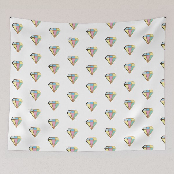 Item preview, Bright Pastel Diamonds designed and sold by Pink Pineapple Works.