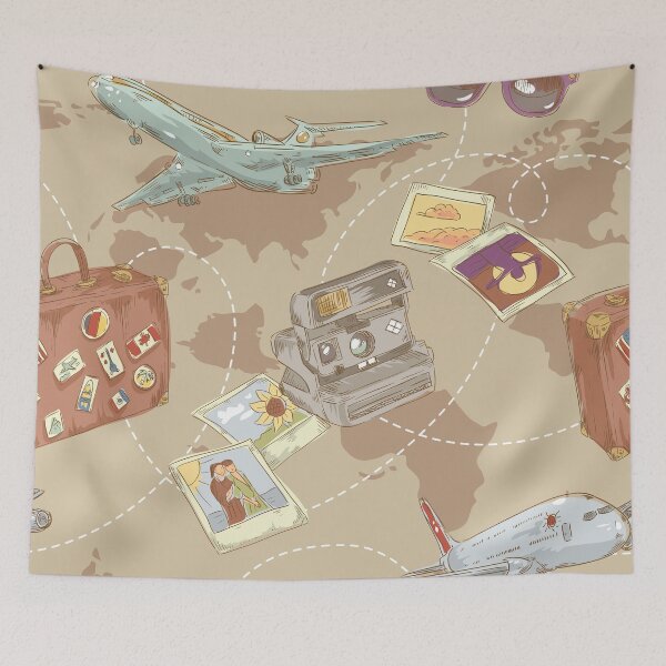 Item preview, Travel The World  designed and sold by Pink Pineapple Works.