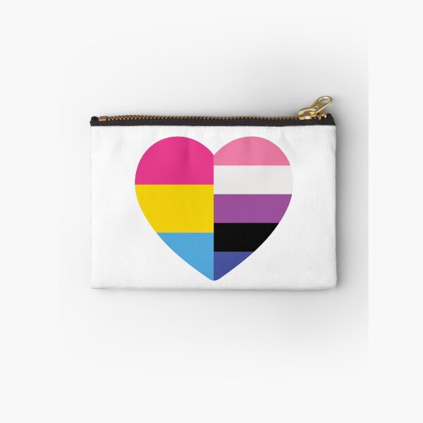 Item preview, Genderfluid Pansexual Heart designed and sold by dlpalmer.