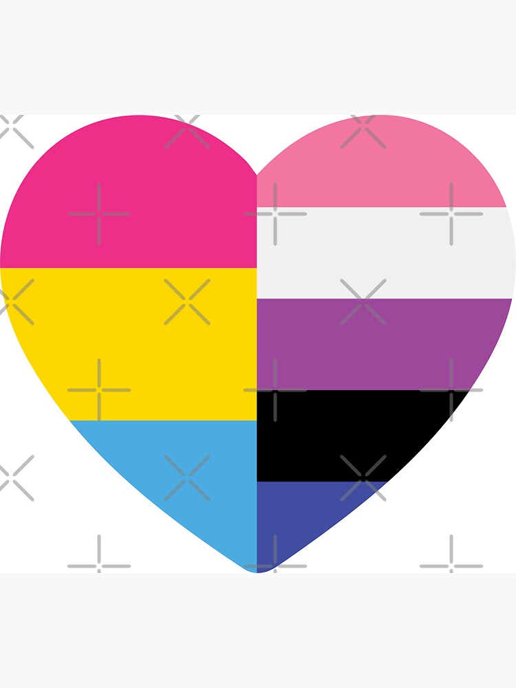 "Genderfluid Pansexual Heart" Magnet for Sale by dlpalmer | Redbubble