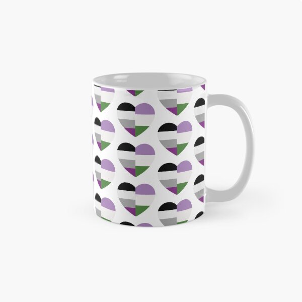 Item preview, Genderqueer Asexual Heart designed and sold by dlpalmer.