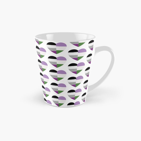 Item preview, Genderqueer Asexual Heart designed and sold by dlpalmer.