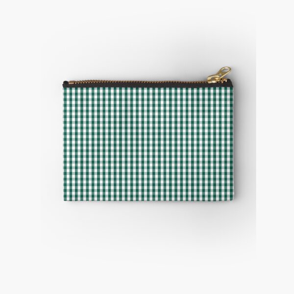 Item preview, Mini Celebration Town Dark Green and White Gingham Check designed and sold by CelebrationTown.