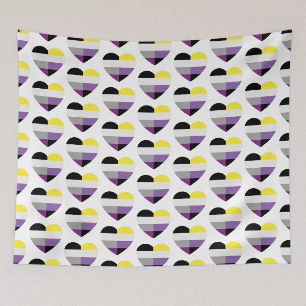 Item preview, Nonbinary Asexual Heart designed and sold by dlpalmer.