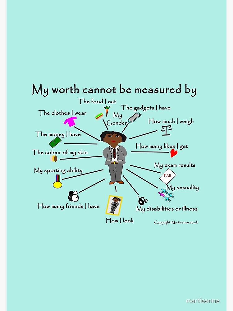 My worth cannot be measured by C by martisanne