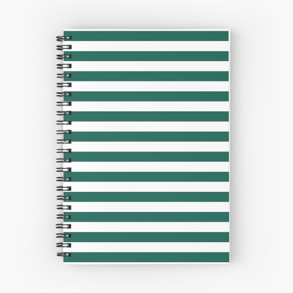 Item preview, Celebration Town Dark Green and Front Porch White Large Horizontal Stripes designed and sold by CelebrationTown.