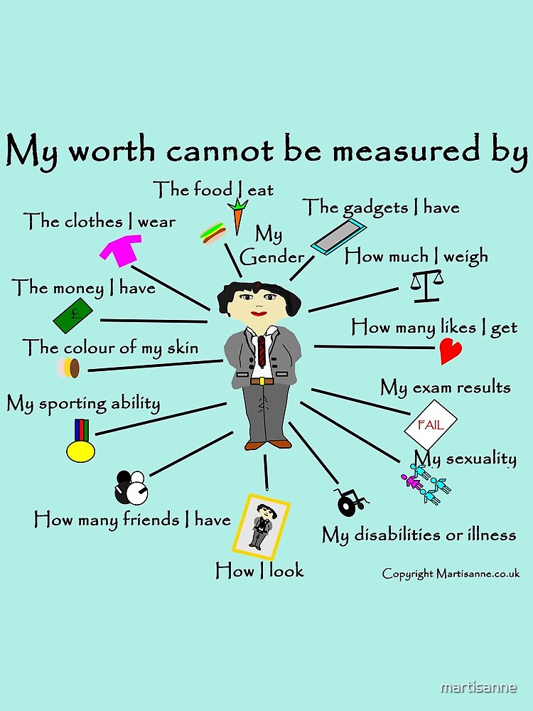 My worth cannot be measured by G by martisanne