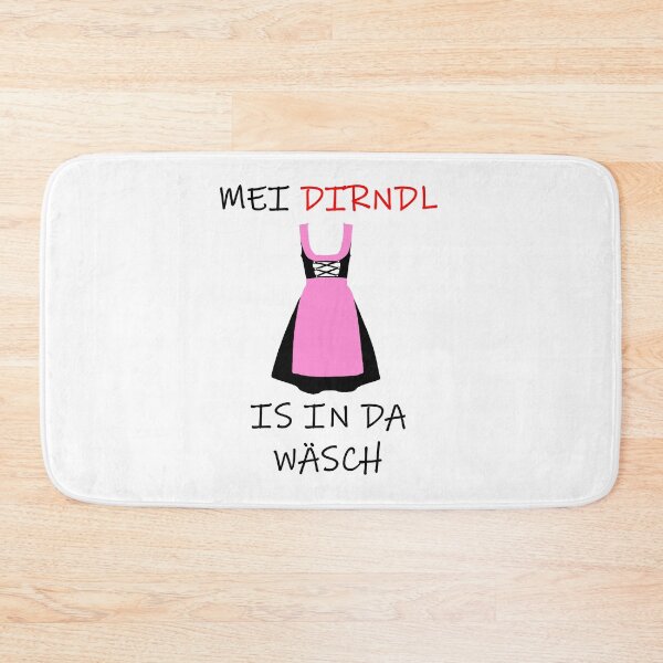 Item preview, Ladies Fun T-Shirt MEI DIRNDL IS IN DA WASH Oktoberfest Munich Wiesn Beer designed and sold by urban-design.