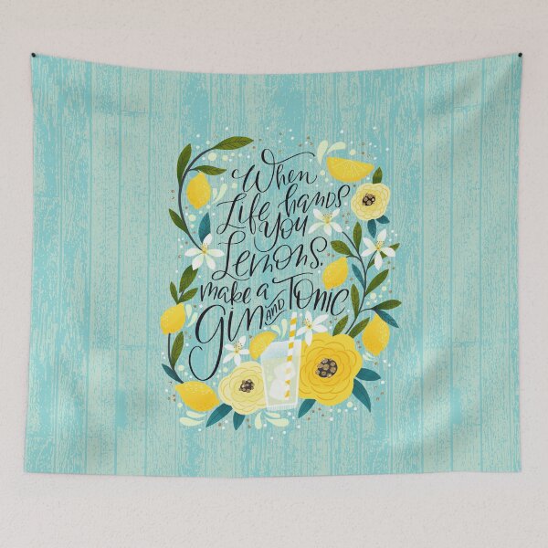 Item preview, When Life Hands You Lemons, Make a Gin and Tonic designed and sold by CynthiaFxo.