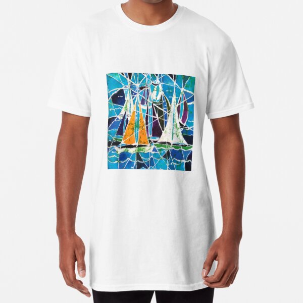 Batik Boats Long T-Shirt