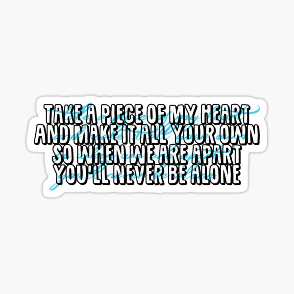 Shawn mendes if i can't have you lyrics sticker
