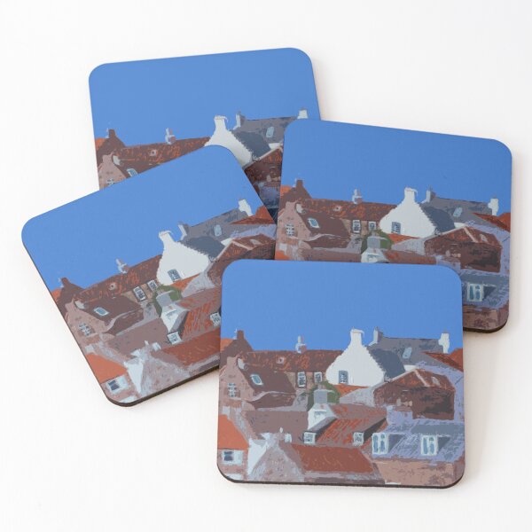 Item preview, Rooftops of Crail designed and sold by Jan Palmer.