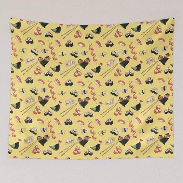 Item preview, Sushi on Yellow Daikon designed and sold by Pink Pineapple Works.