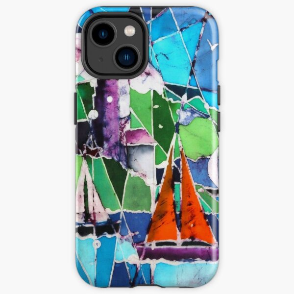 Boats and Lighthouse iPhone Tough Case