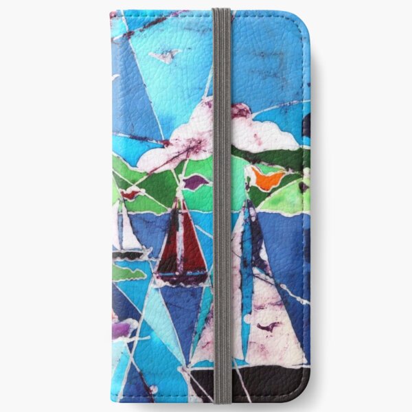 Boats and Lighthouse iPhone Wallet