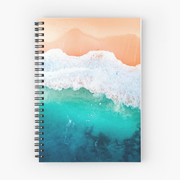 Item preview, Tiny surfers in blue ocean, Australia designed and sold by yantastic.