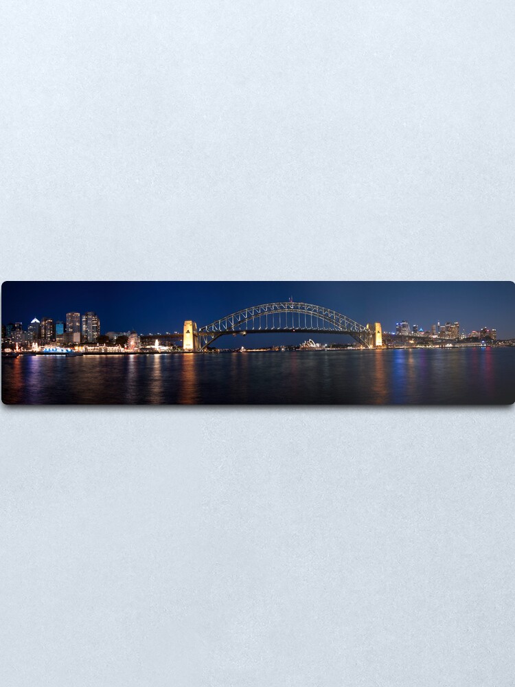 Alternate view of Sydney by Night. Metal Print
