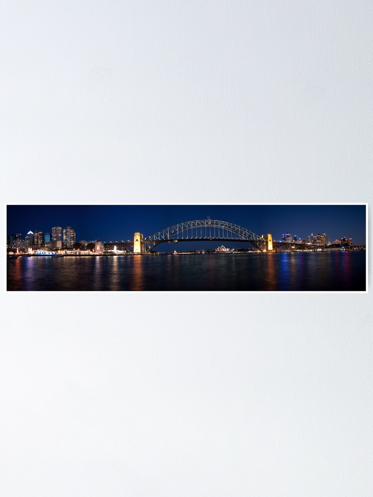 Alternate view of Sydney by Night. Poster