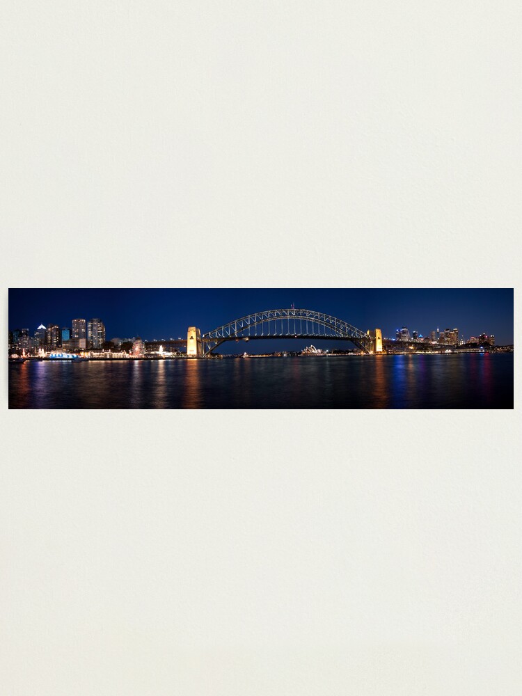 Alternate view of Sydney by Night. Photographic Print