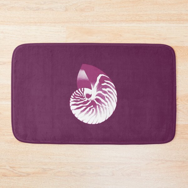 Item preview, Nautilus Shell, Eggplant Purple and White designed and sold by Marymarice.