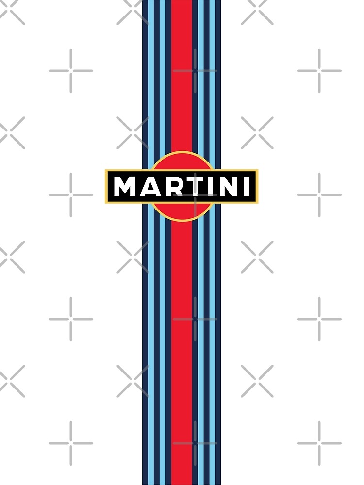⚡ Curved Martini Racing Stripes ⚡