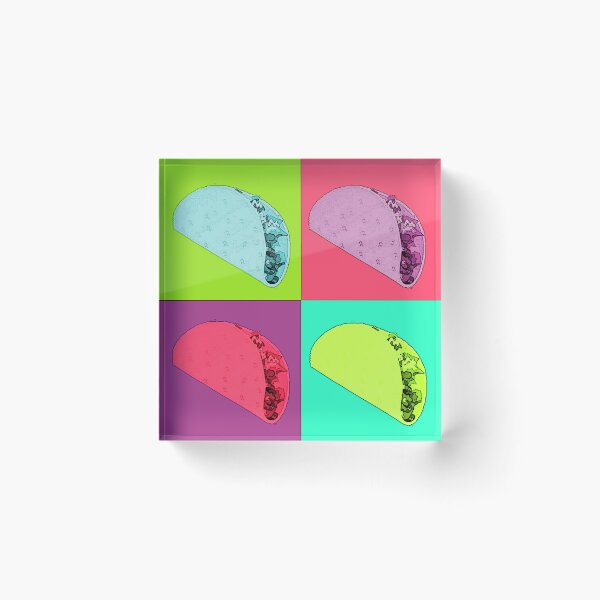 Item preview, Warhol inspired Tacos designed and sold by KBwiththeTees.