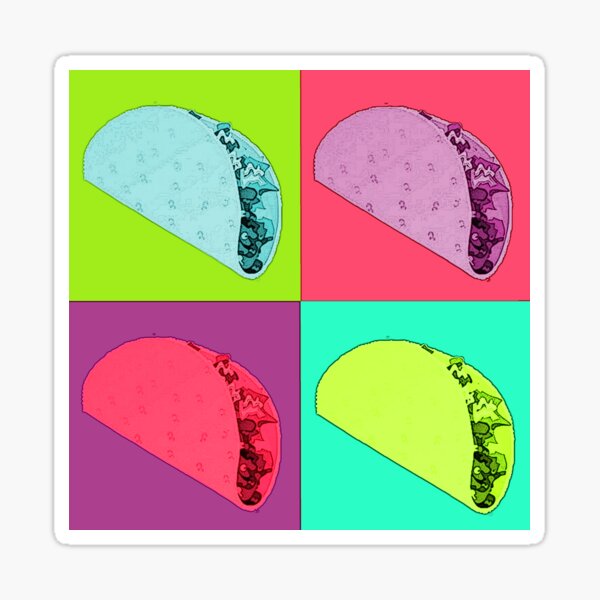 Item preview, Warhol inspired Tacos designed and sold by KBwiththeTees.