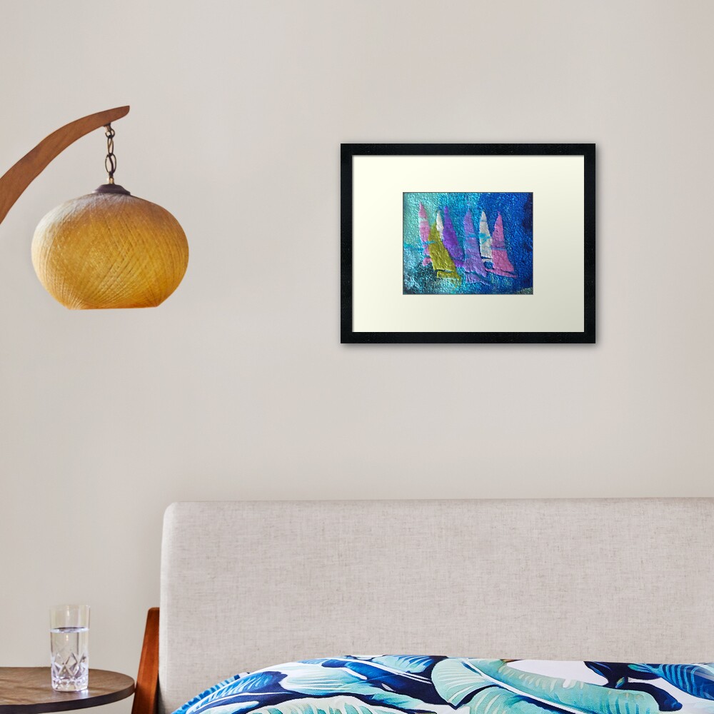 Sailing Framed Art Print