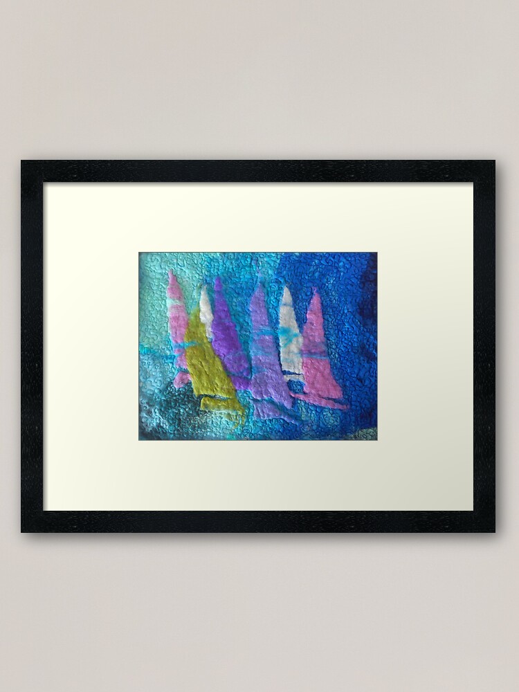 Alternate view of Sailing Framed Art Print