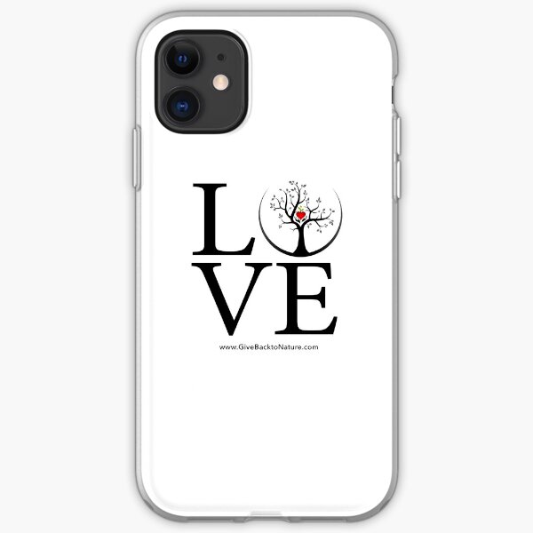 Love Logo - Give Back to Natu iPhone Soft Case