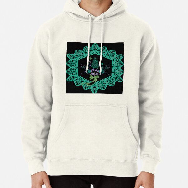 Embroidery Pullover Hoodie