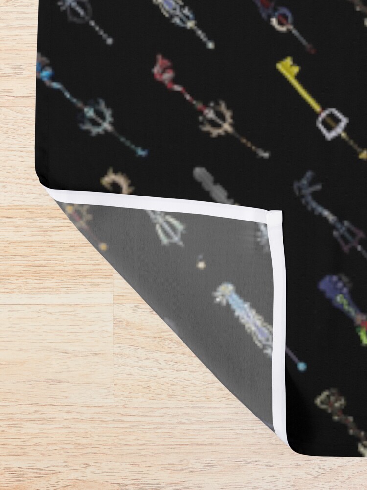 Alternate view of Dark Keyblades Shower Curtain