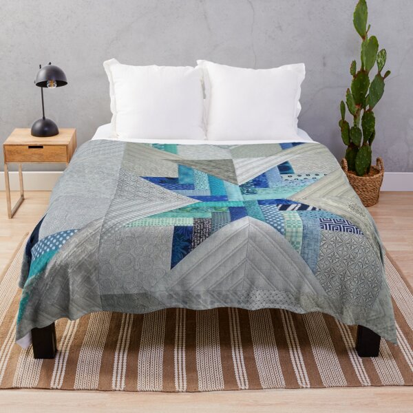 Item preview, Deconstructed Star Quilt designed and sold by gardengatequilt.