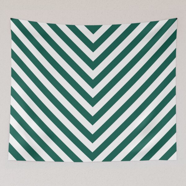 Item preview, Celebration Town Dark Green Large Chevron Stripe designed and sold by CelebrationTown.