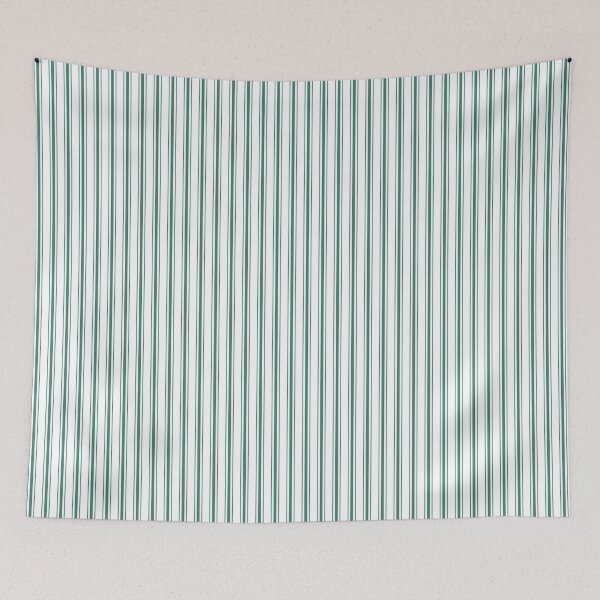 Item preview, Narrow Celebration Town Dark Green Vertical Mattress Ticking Stripes designed and sold by CelebrationTown.