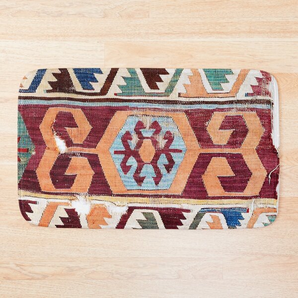 Item preview, Konya 18th Century Central Anatolian Kilim Print designed and sold by Vicky Brago-Mitchell®.