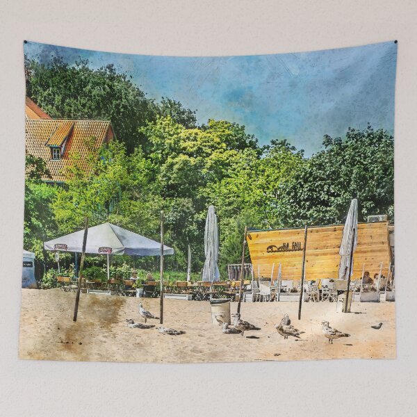 Item preview, Sopot city watercolor art #sopot #watercolor designed and sold by JBJart.