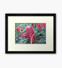 bottle brush Framed Print