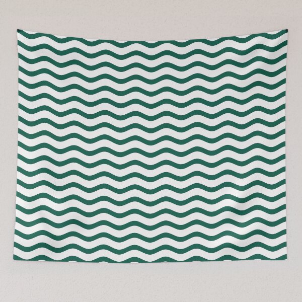 Item preview, Celebration Town Dark Green Chevron Wave with Front Porch White designed and sold by CelebrationTown.