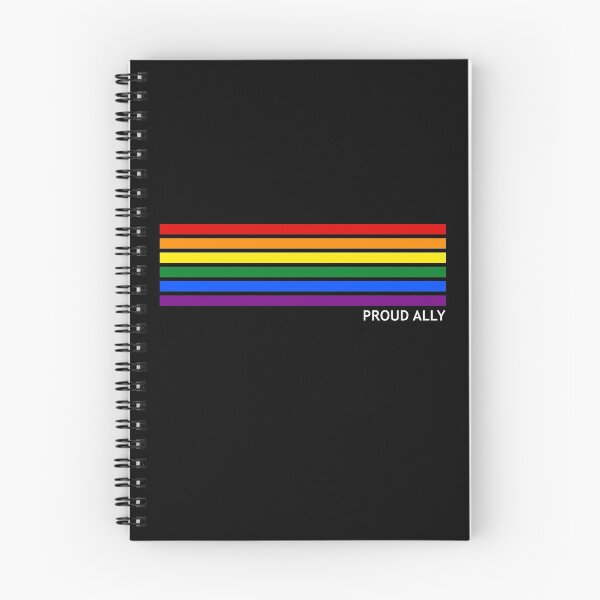 Item preview, PROUD ALLY Pride Flag designed and sold by House Sparrow.
