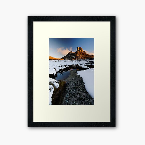 Last Rays on Buffalo's Hump Framed Art Print