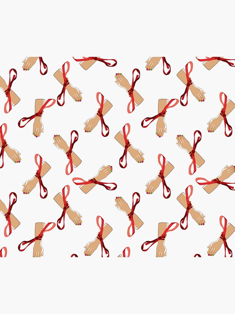 "Dexter Ice Truck Killer Doll Hand Pattern" Sticker for Sale by