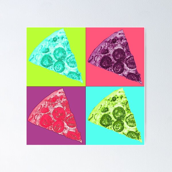 Item preview, Warhol Style Pizza designed and sold by KBwiththeTees.