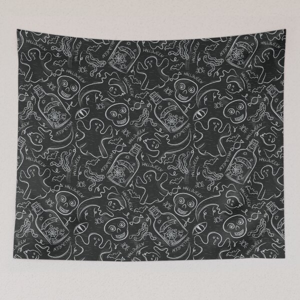 Item preview, Halloween Chalkboard designed and sold by Pink Pineapple Works.