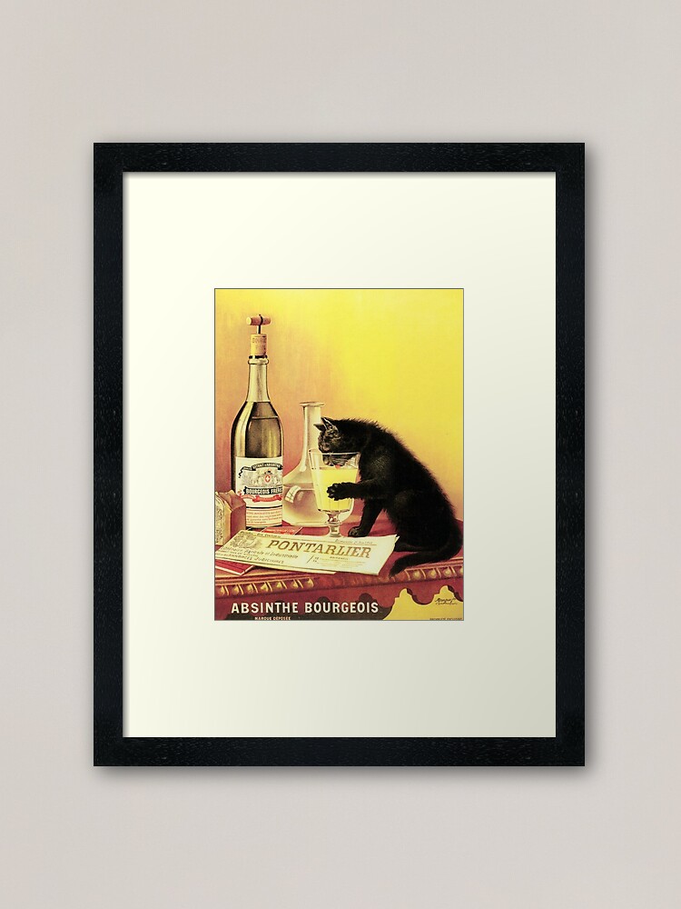 Alternate view of Absinthe Bourgeois Framed Art Print
