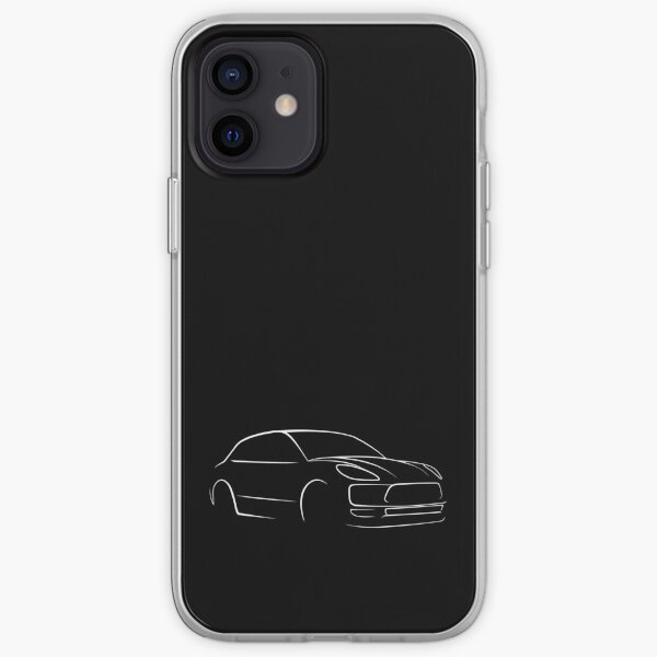 Porsche Macan Entusiasta del coche de diseño Funda blanda para iPhone