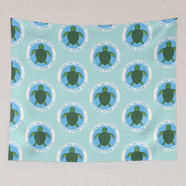 Item preview, Save the Turtles- Reusable Straw Club designed and sold by syrupsaesthetic.
